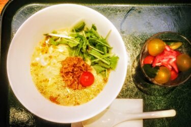 豆乳スープが旨い！「T’sたんたん」ヴィーガン冷やし担々麺@東京駅