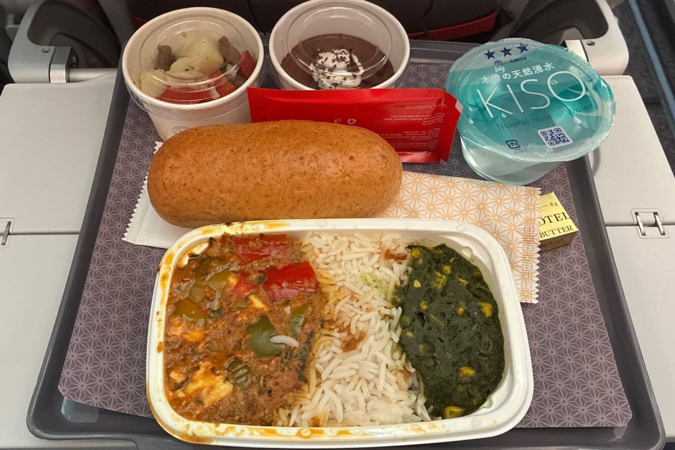 エアインディア,機内食,カレー
